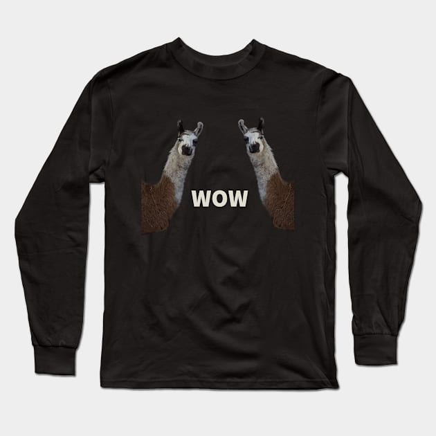 llamas Long Sleeve T-Shirt by NeoNana